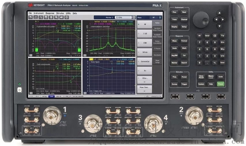 Keysight N5247B PNA-X 微波网络分析仪，900 Hz / 10 MHz