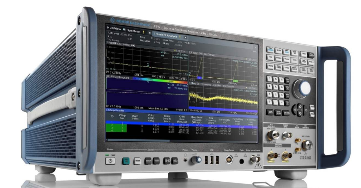 R&S罗德与施瓦茨 FSW信号与频谱分析仪